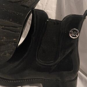 Michael Kors Black Ankle Rain Boots